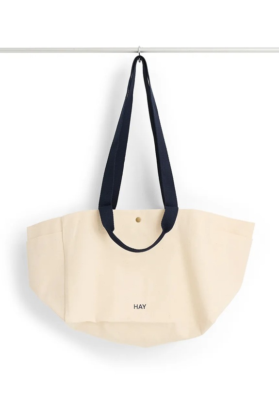 HAY torba z materiału tekstylnego 26 x 35,5 x 20 cm beżowy AE374.A601.AE91