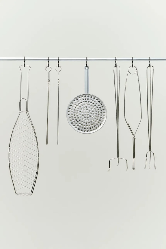 Lifestyle HAY akcesoria do grilla ze stali 1,5 x 19 x 32 cm AE953.E859 szary