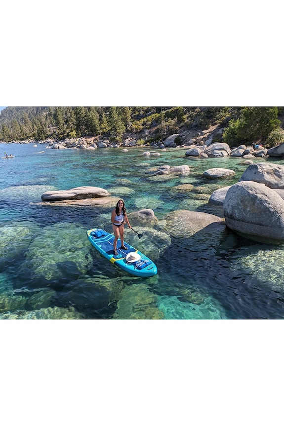 Skatinger plavecká doska z plastu 350x89x15 cm (11'6'') tyrkysová SK9001