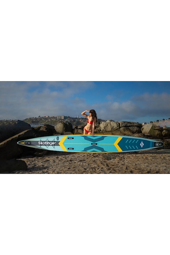 Skatinger deska do pływania 23'' 427x58x15 cm (14') JS2001.23 niebieski AA00