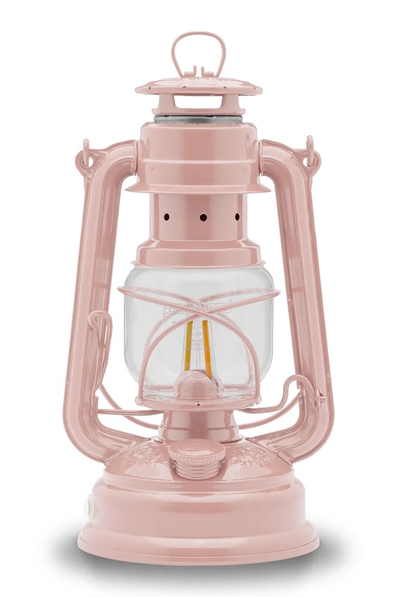 Feuerhand Lampa naftowa ze stali malowanej proszkowo różowy 276.ROSE