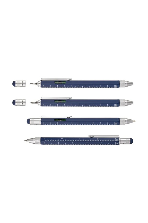 Troika stilou multifuncțional din alamă 15 x 1,1 x 1,3 cm TRPIP20.BL albastru AA00