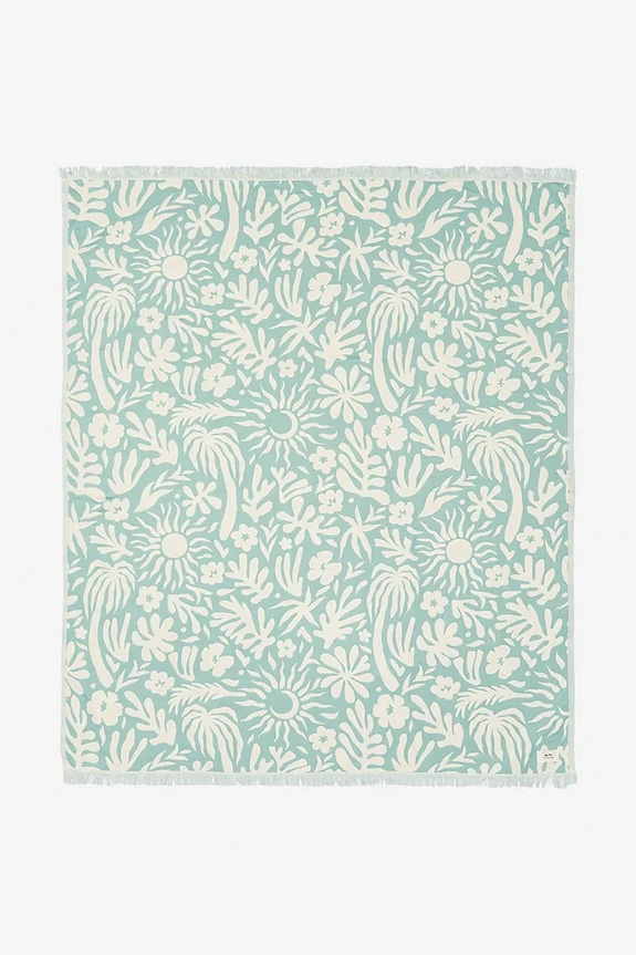 Slowtide koc piknikowy bawełniany 66 x 80 cm niebieski STTB039
