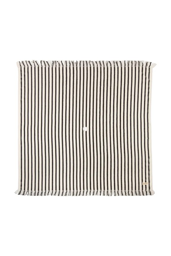 Business & Pleasure Co. koc piknikowy bawełniany 173 x 173 cm BPA.BKT.MON.BLK czarny AA00