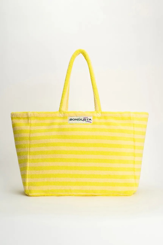 Bongusta geantă din bumbac 46 x 23 x 33 cm galben BON27.5715648001313