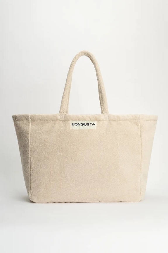 Bongusta geantă din bumbac 46 x 23 x 33 cm bej BON27.5715648005694