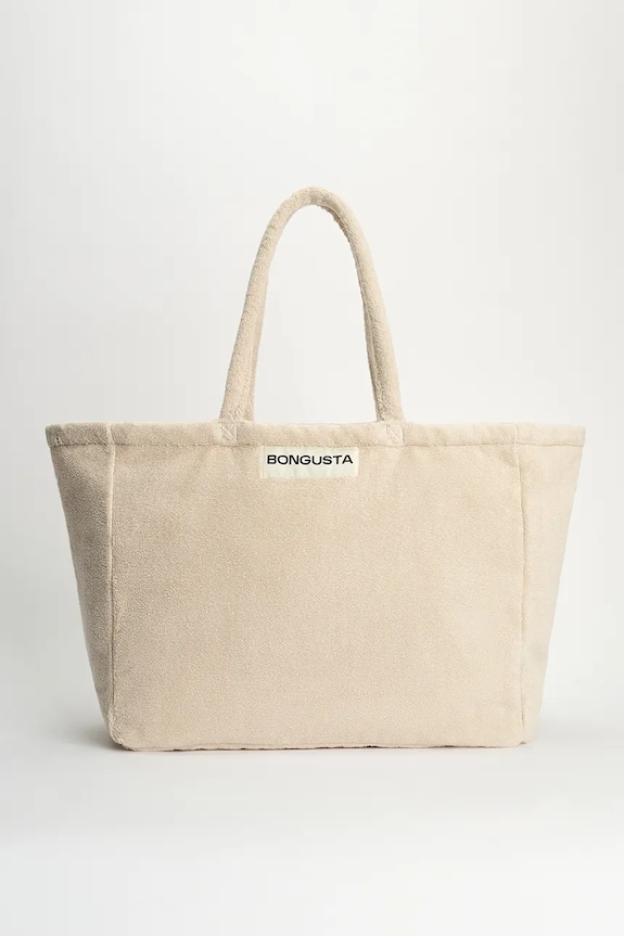 Bongusta geantă din bumbac 46 x 23 x 33 cm bej BON27.5715648005694