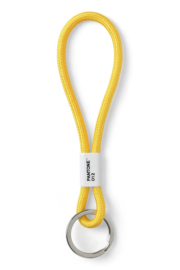 Pantone brelok z materiału tekstylnego 18 x 3,3 cm żółty 101300012