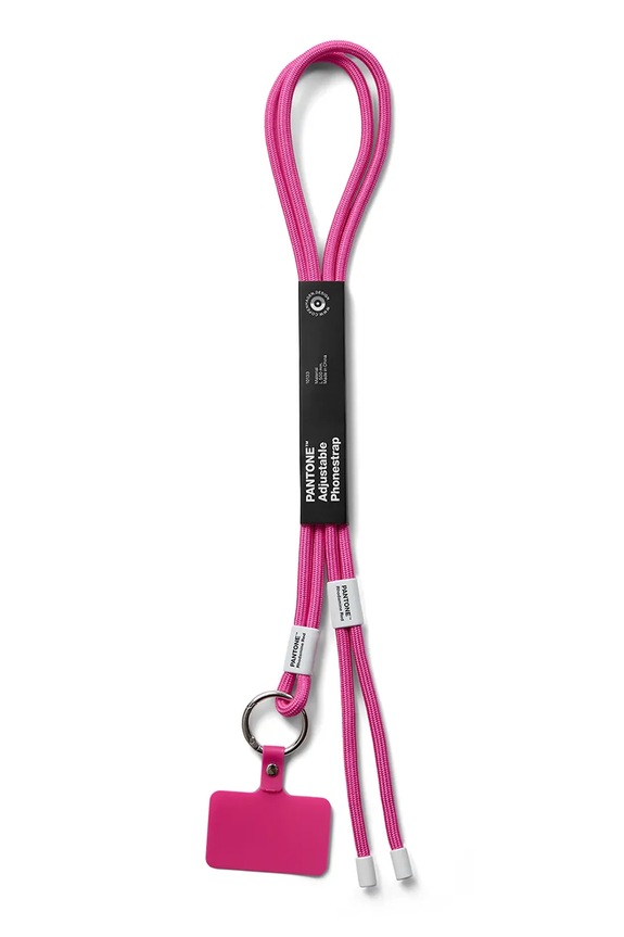 Lifestyle Pantone pasek do telefonu z materiału tekstylnego 48 x 3,3 cm 101330001 różowy