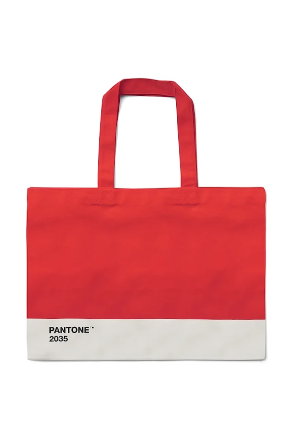 Pantone torba bawełniana 10,5 x 44 x 59 cm czerwony 101672035