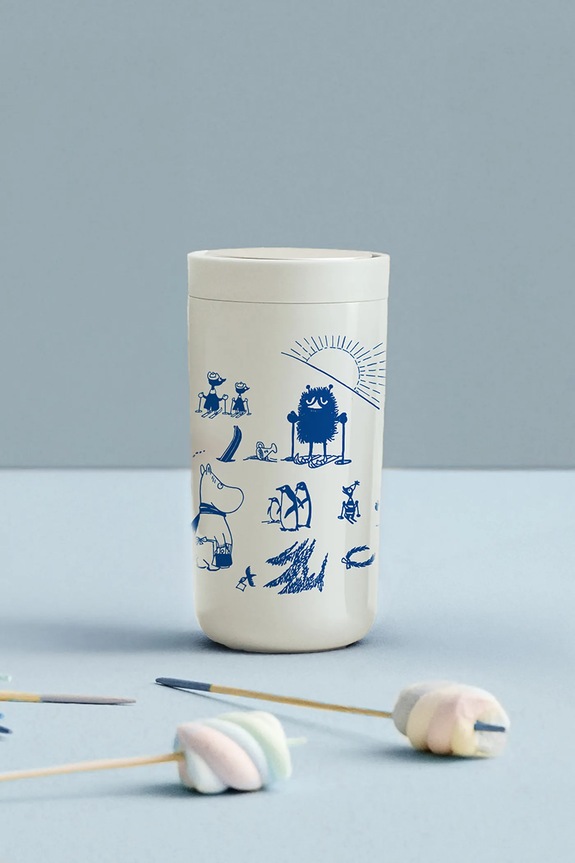 Stelton cană termică din oţel inoxidabil 0,2 l 1370.20 alb AA00