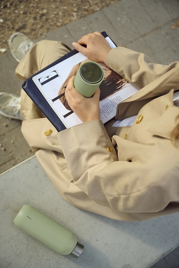Lifestyle Stelton sticlă termică din oţel inoxidabil 0,6 l 355.28 verde