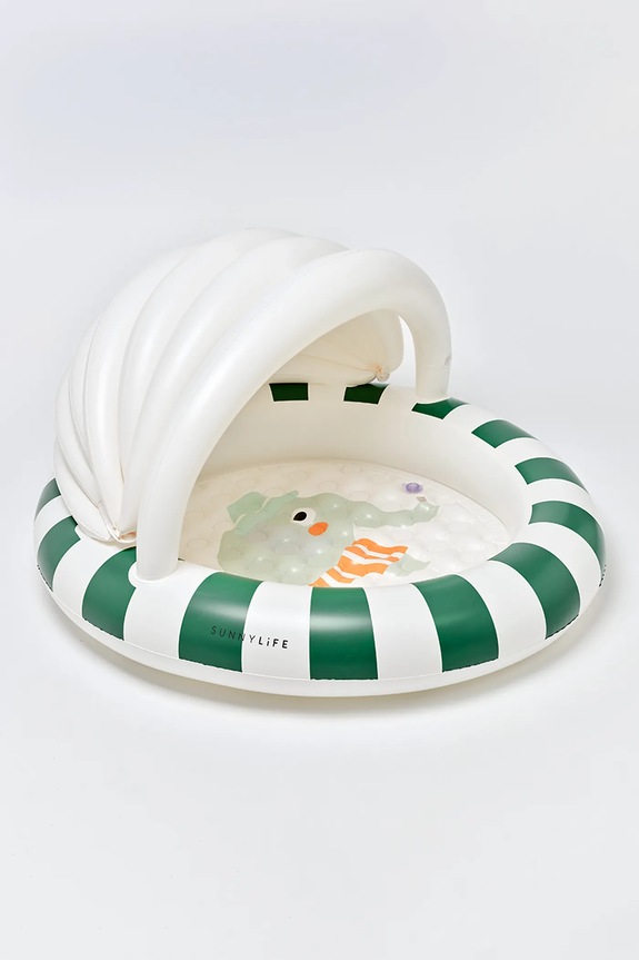 SunnyLife basen dmuchany z tworzywa sztucznego 120 x 106 x 68 cm zielony S61KPEEG