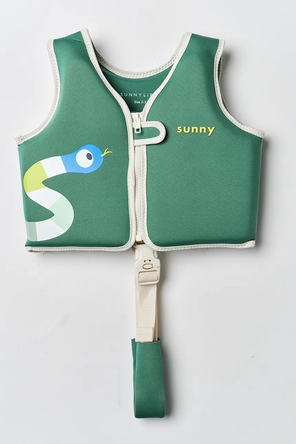 SunnyLife vestă de înot din plastic 2-3 verde S61FVIJJ