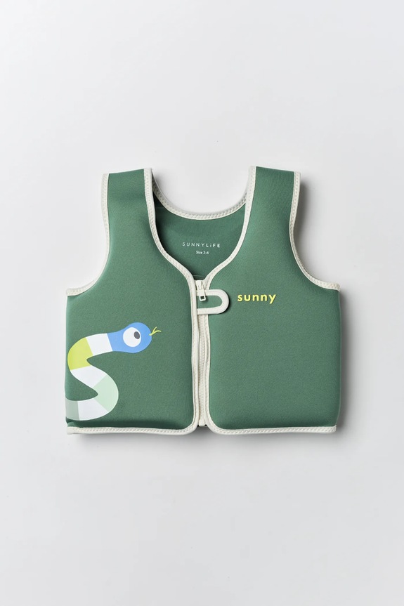SunnyLife kamizelka do pływania 3-6 zielony S61FVVJG