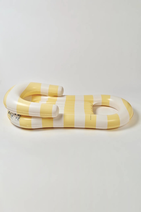 SunnyLife saltea gonflabilă din plastic 158 x 74 x 36 cm S61LLLML galben AA00