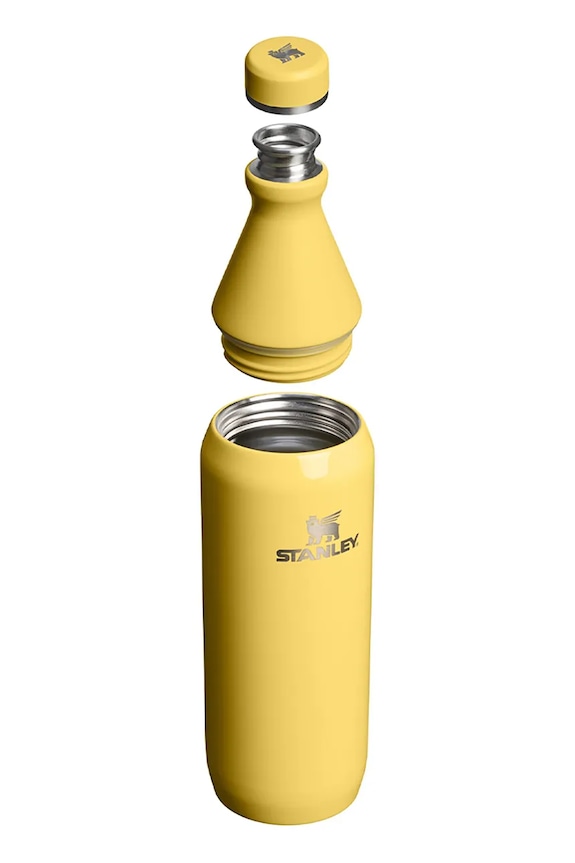 Lifestyle Stanley termosz palack rozsdamentes acél All Day Slim 0,6 l 10.12069.0361 sárga