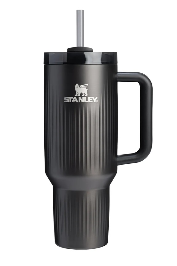 Stanley термокружка из нержавеющей стали Quencher® H2.O FlowState™ Fluted 1,18 l чёрный 10.13002.0132