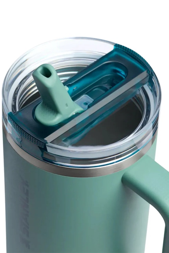 Lifestyle Stanley rozsdamentes acél termoszbögre Quencher® ProTour Flip Straw 1,18 l 10.12574.0179 zöld