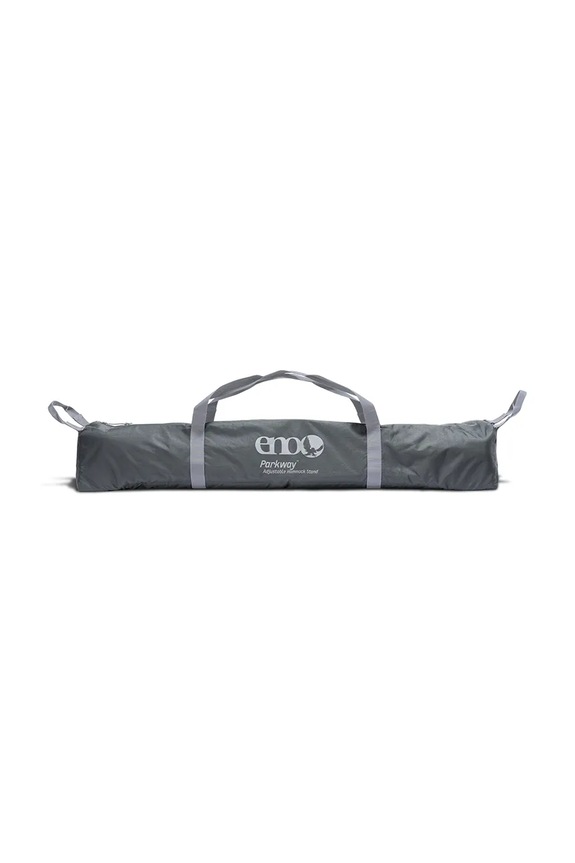 ENO stojak na hamak ze stali nierdzewnej 250 (220) x 92 x 110 cm czarny ENOPKWY039