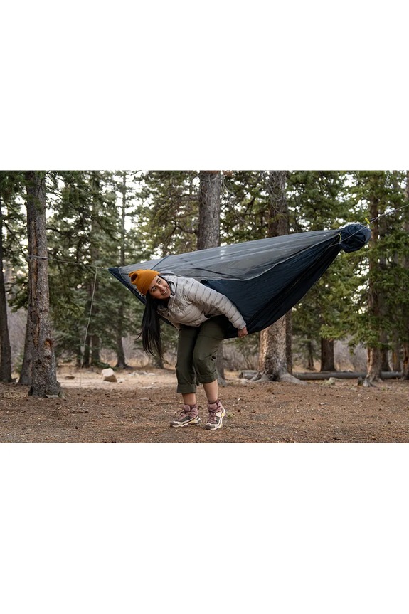 ENO hamac turistic din plastic 300 x 140 cm negru JH039