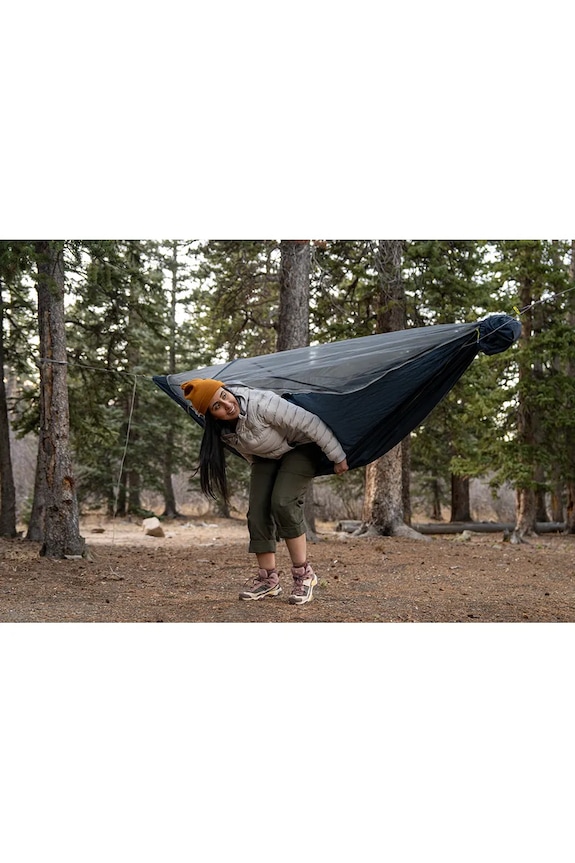 ENO hamac turistic din plastic 300 x 140 cm negru JH039