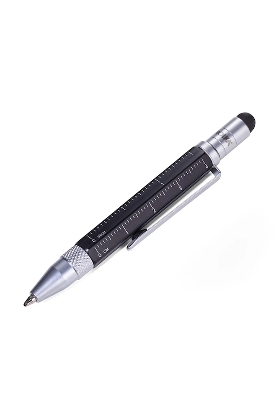 Troika multifunkční pero z kovu 8 cm černá TRPIP25.BK