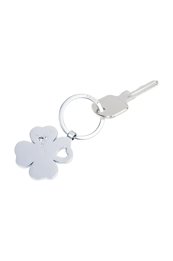 Troika brelok z metalu 7,5 x 4 cm TRKR9.30.MA szary AA00