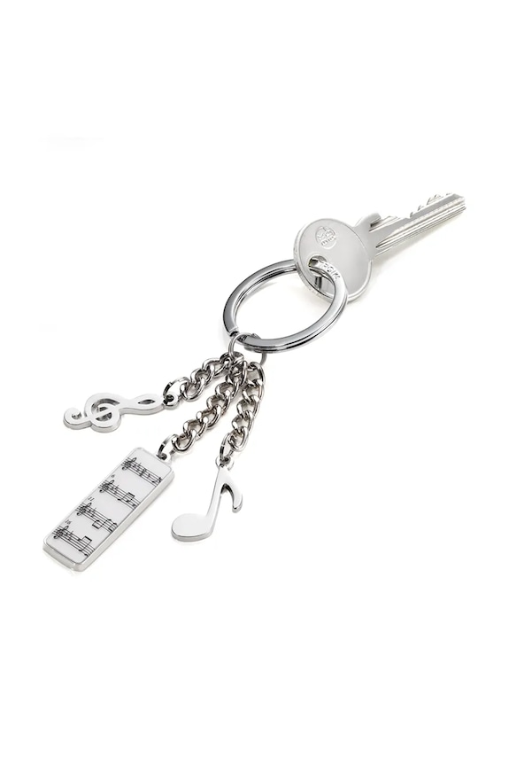 Troika brelok z metalu 11,5 x 3,5 cm TRKR12.05.CH szary AA00
