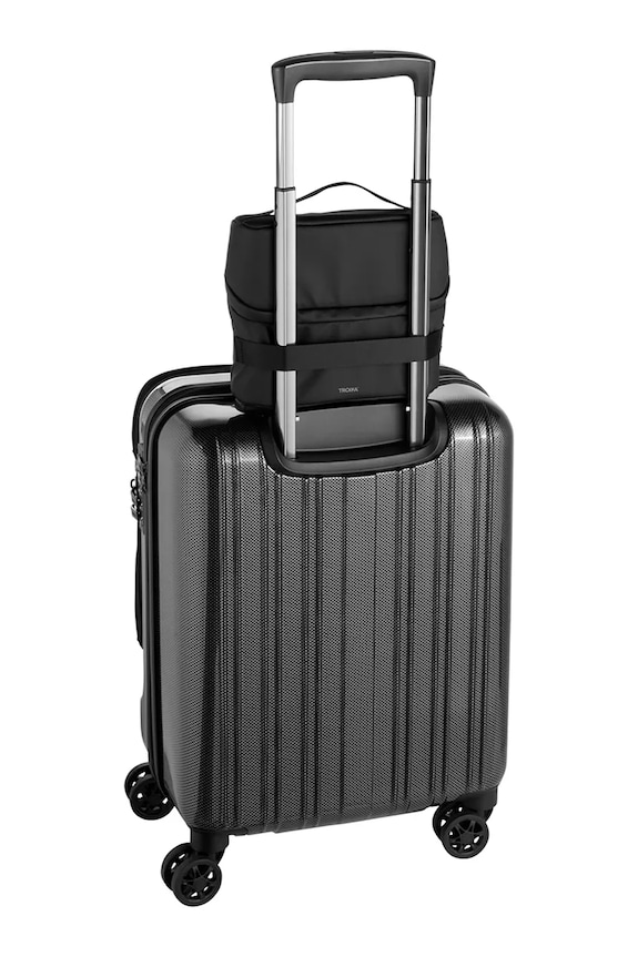 Troika organizator de birou portabil din plastic 20 x 7 x 19 cm negru TRBBL72.BK