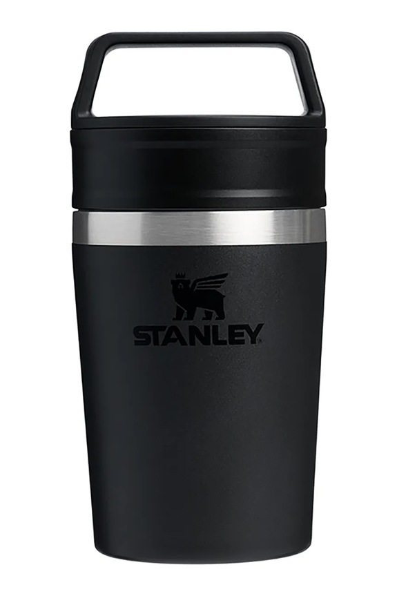 Stanley cană termică din oţel inoxidabil Café.To.Go 0.23L negru 10.12079.014