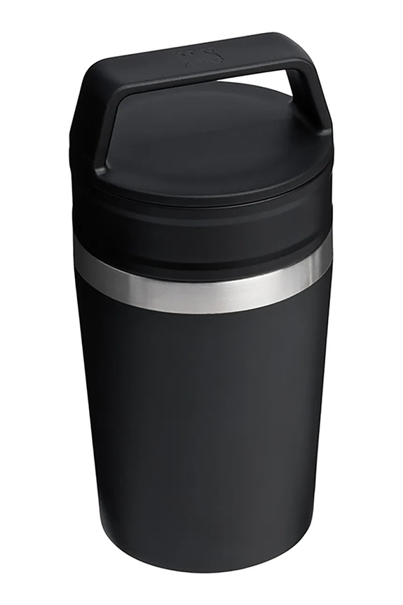 Stanley cană termică din oţel inoxidabil Café.To.Go 0.23L 10.12079.014 negru AA00