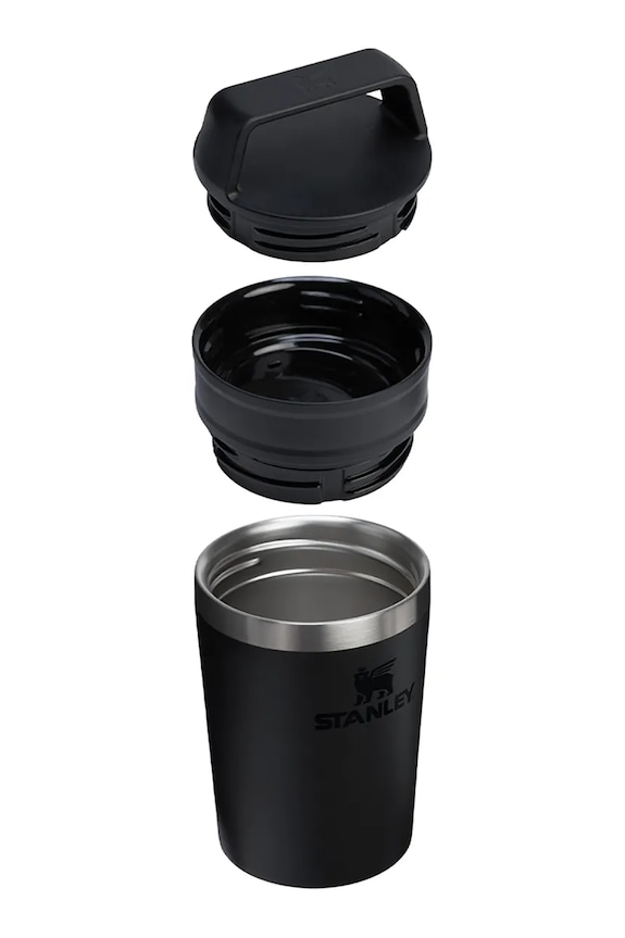 Lifestyle Stanley termoszbögre rozsdamentes acélból Café.To.Go 0.23L 10.12079.014 fekete