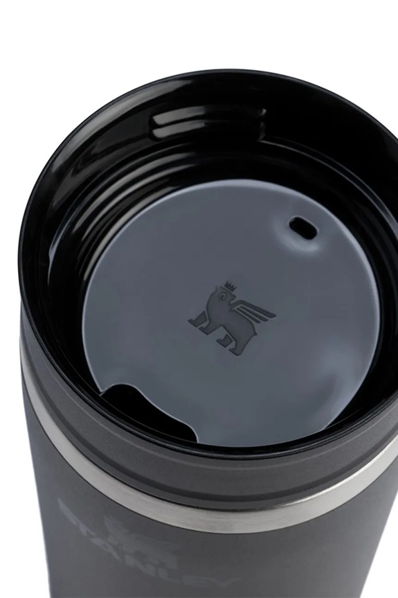 Lifestyle Stanley cană termică din oţel inoxidabil Cafe.To.Go 0.47L 10.21324.0001 negru