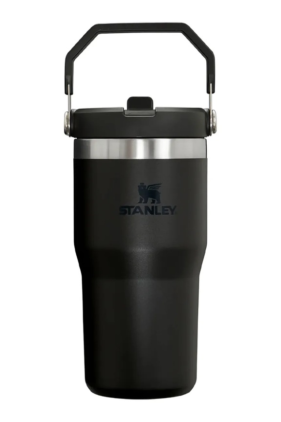 Stanley cană termică din oţel inoxidabil IceFlow Flip Straw 0.59L negru 10.12044.045
