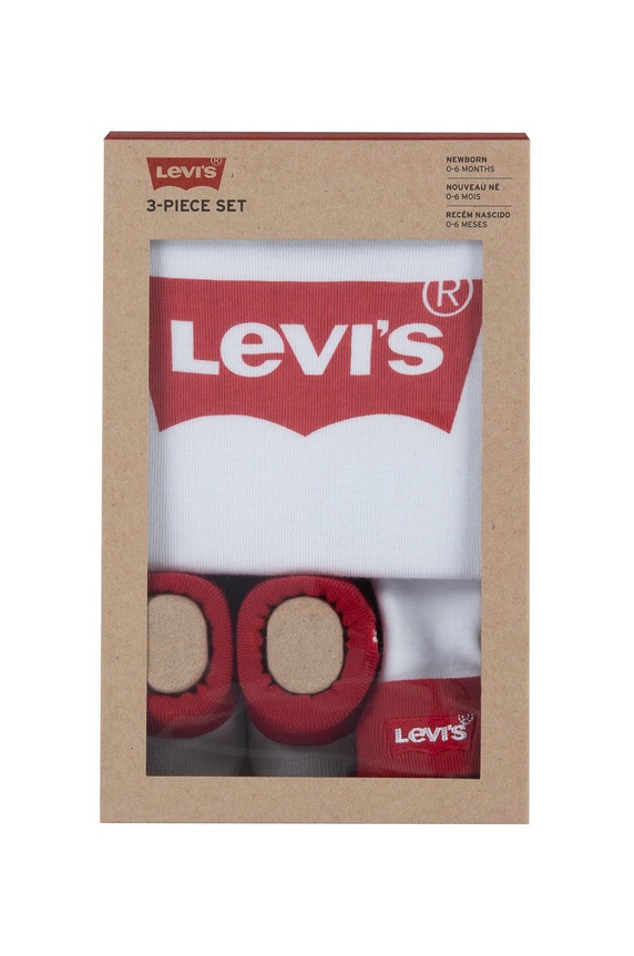 Chłopiec Levi's Komplet niemowlęcy ML0019.NOS.K biały