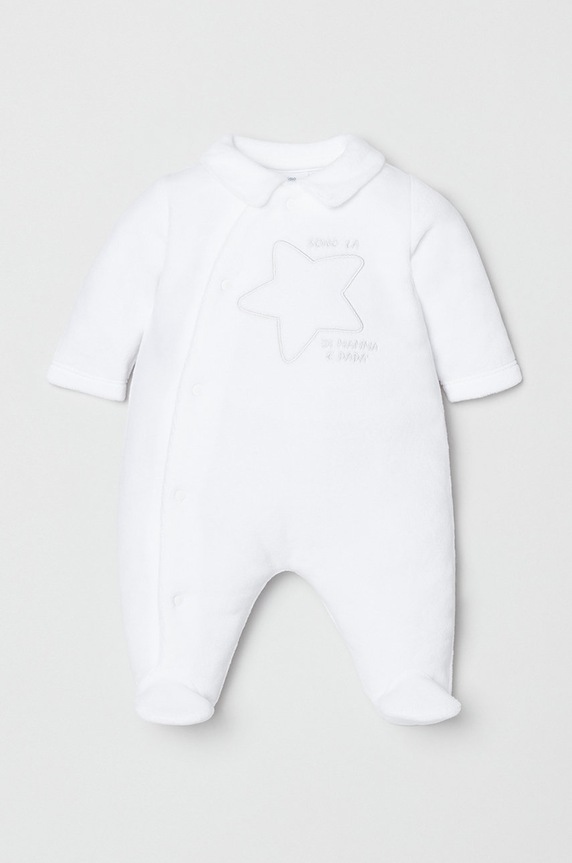 OVS śpioszki niemowlęce Planet friendly biały 1435459.NEWBORN
