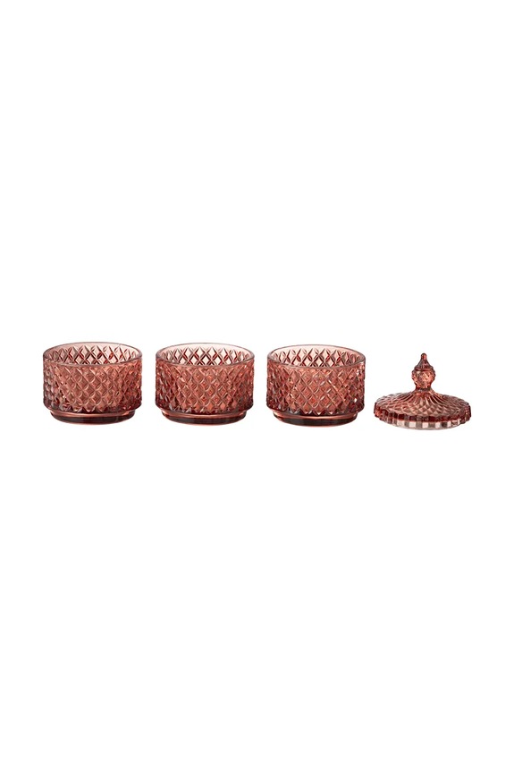 J-Line pojemnik z pokrywką 8,5 x 8,5 x 20 cm 48518 pomarańczowy AA00