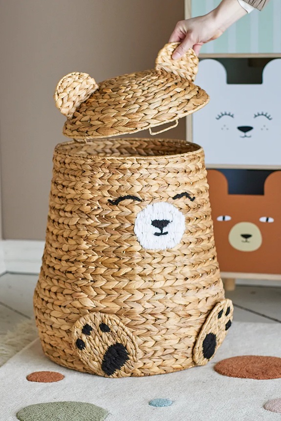 Bloomingville kosz do przechowywania Timone 82062341 beżowy