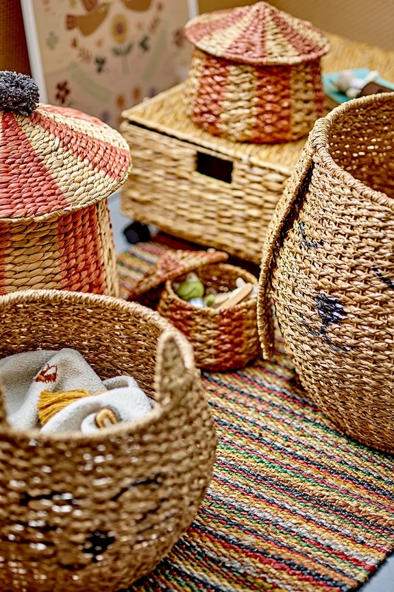 Košara za shranjevanje Bloomingville Birsen pisana 82054111