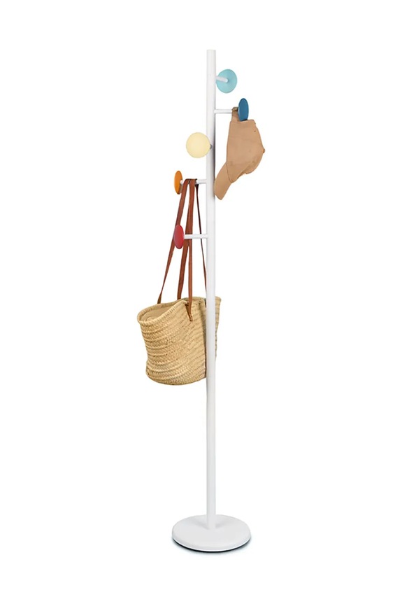 Salon i sypialnia Balvi wieszak na odzież wierzchnią Shiitake Wood 27992 multicolor