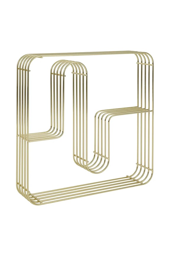 Zidna polica AYTM Curva zlatna 510580005081