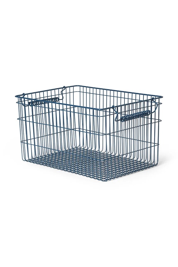 ferm LIVING coș de depozitare Cala 2-pack 1104269879 bleumarin AA00