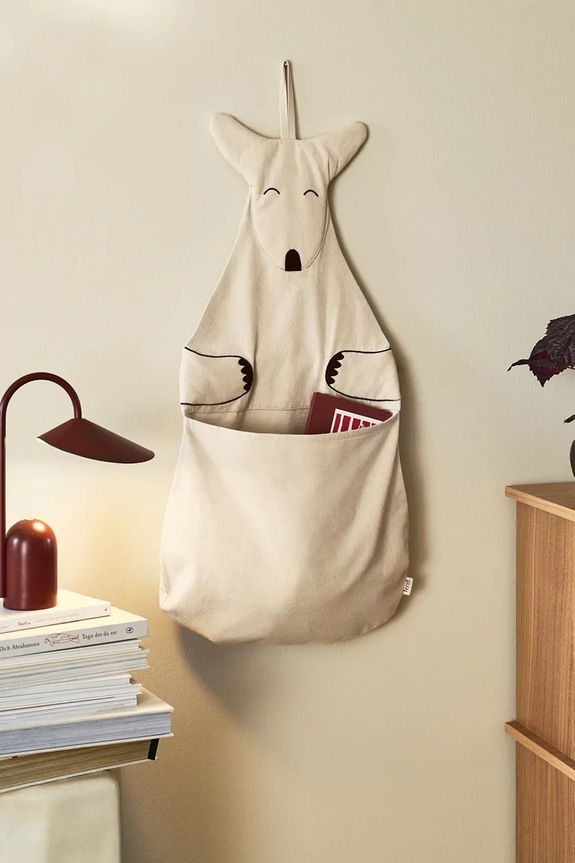 Nástěnný organizér ferm LIVING Kangaroo 1104269961 bílá AA00