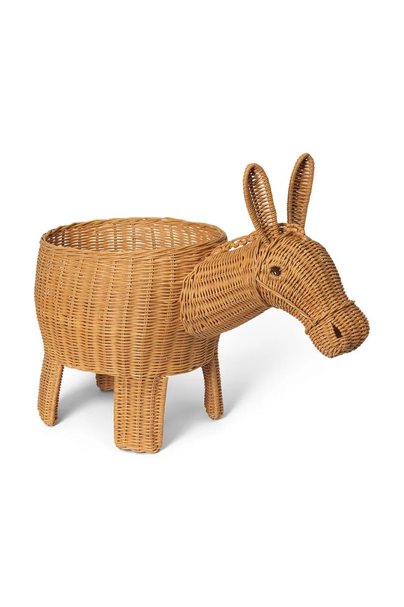 Кош за съхранение ferm LIVING Donkey 1104269930 бежов AA00