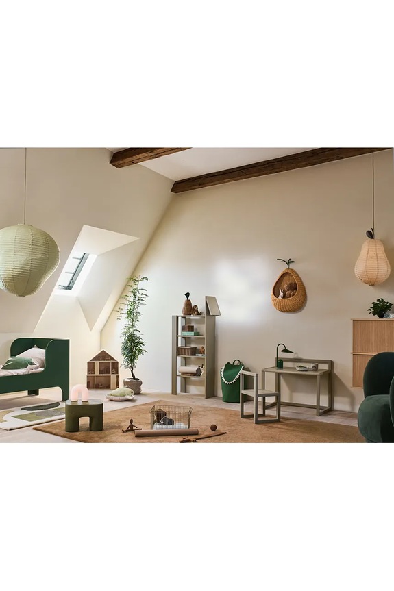 Dnevni boravak i spavaća soba Zidni organizator ferm LIVING Pear Braided 1104270035 bež