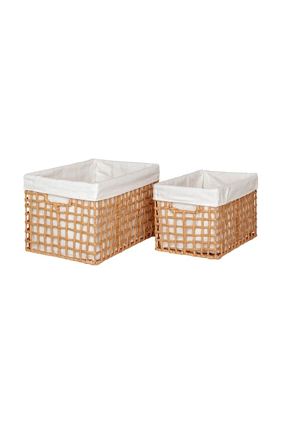 Komplet košar za shranjevanje House Nordic Bustelo Baskets 2-pack bež 4401542