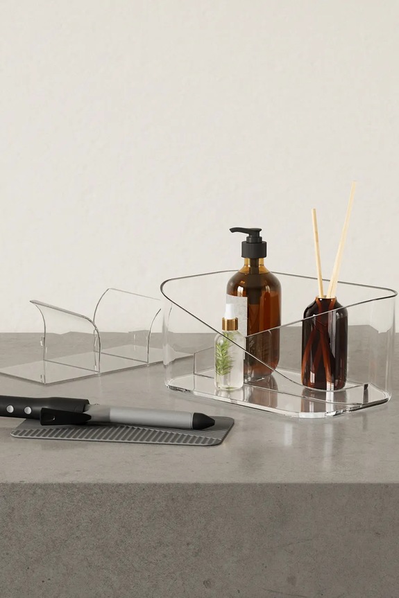 Organizator pribora za kosu Umbra Glam transparentna 1016972.1226
