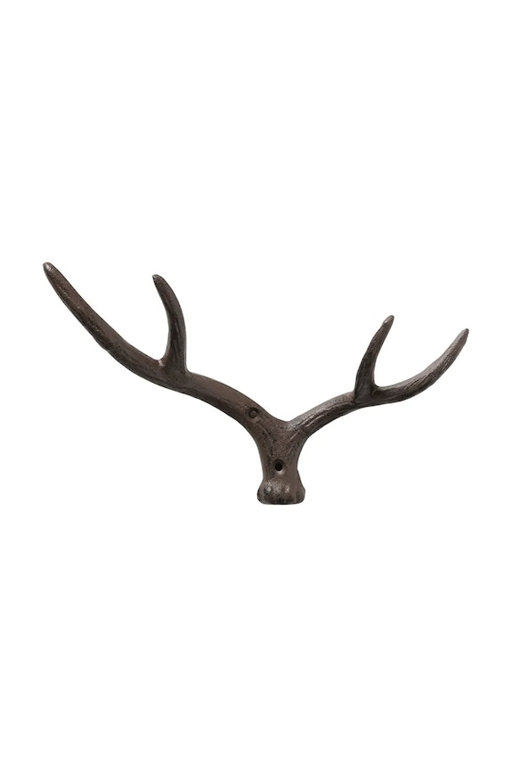 Nástenný vešiak na oblečenie Boltze Antler 17 cm čierna 2059882