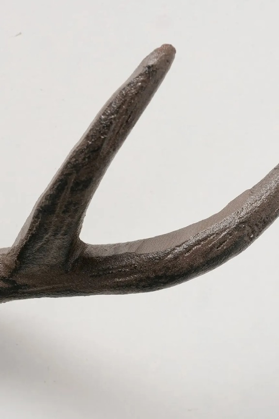 Obývacia izba a spálňa Nástenný vešiak na oblečenie Boltze Antler 17 cm 2059882 čierna